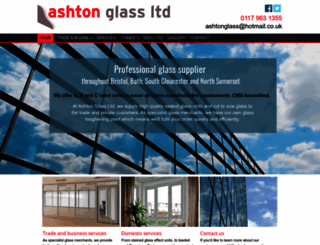 ashtonglass.co.uk screenshot