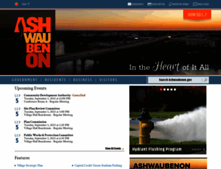ashwaubenon.com screenshot