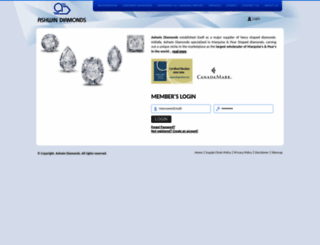 ashwindiamonds.com screenshot