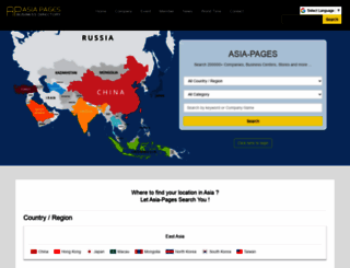 asia-pages.com screenshot