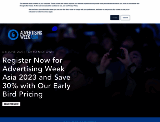 asia.advertisingweek.com screenshot