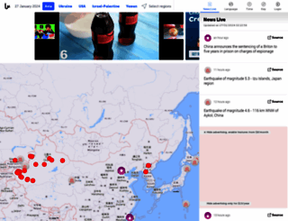 asia.liveuamap.com screenshot