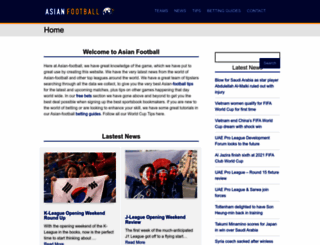 asian-football.com screenshot