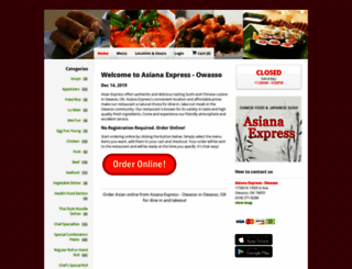 asianaexpressok.com screenshot