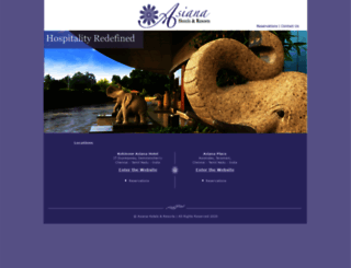 asianahotels.com screenshot