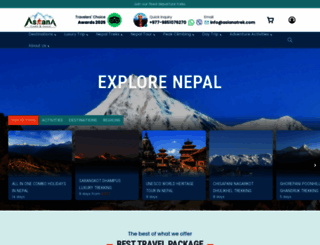 asianatrekntours.com screenshot