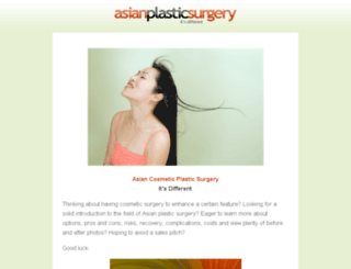 asianplasticsurgeryguide.com screenshot