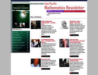asiapacific-mathnews.com screenshot