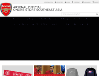 asiastore.arsenal.com screenshot