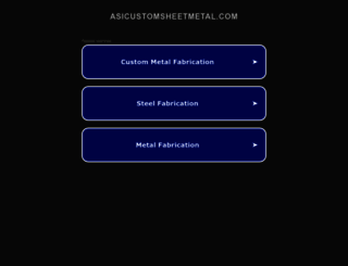 asicustomsheetmetal.com screenshot