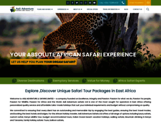 asiliadventuresafaris.com screenshot