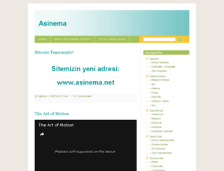 asinema.wordpress.com screenshot