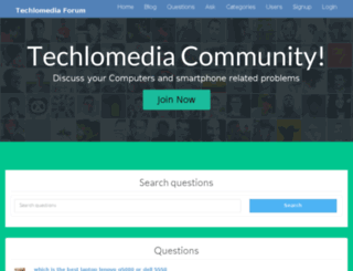 ask.techlomedia.in screenshot