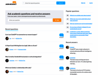ask4essay.com screenshot