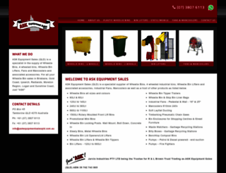 askequipmentsales.com.au screenshot