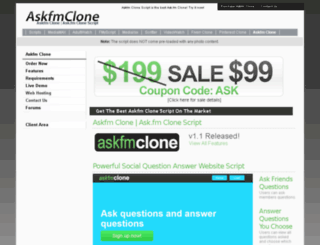 askfmclone.com screenshot