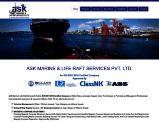 askmarineservices.com screenshot