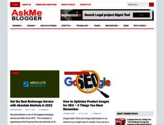askmeblogger.com screenshot