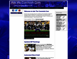 askthecommish.com screenshot