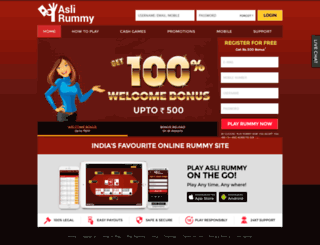 aslirummy.com screenshot