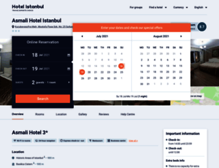 asmali.hotel-istanbul.net screenshot