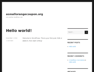 asmallorangecoupon.org screenshot