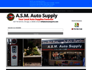 asmautoparts.com screenshot