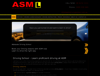 asmdrivingschool.com.au screenshot