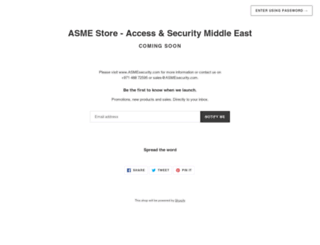 asme-access-security-middle-east.myshopify.com screenshot