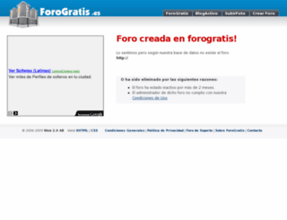 asociacionnavarradepilates.forogratis.es screenshot