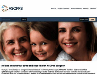 asoprs.org screenshot
