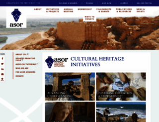 asor-syrianheritage.org screenshot