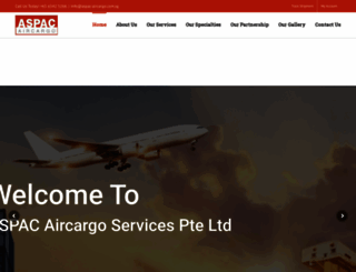 aspac-aircargo.com.sg screenshot