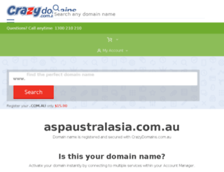 aspaustralasia.com.au screenshot