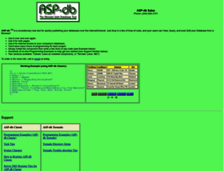 aspdbsales.com screenshot