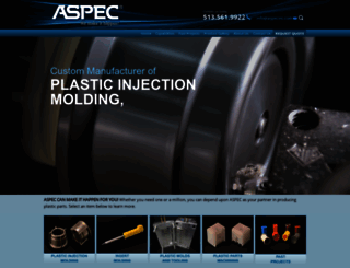 aspecplastics.com screenshot
