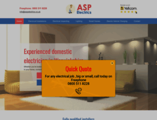 aspelectrics.com screenshot
