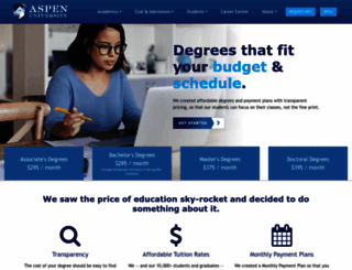 aspen.edu screenshot