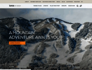 aspenchamber.org screenshot