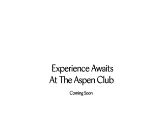 aspenclub.com screenshot