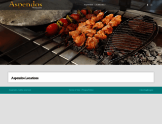 aspendosrestaurants.co.uk screenshot