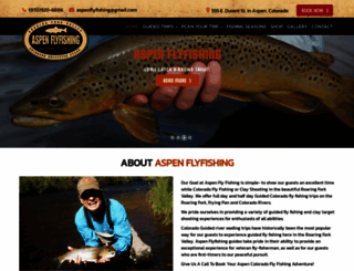 aspenflyfishing.com screenshot