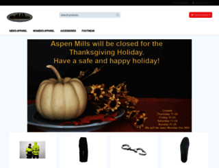 aspenmills.com screenshot