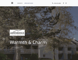 aspenridgeapt.com screenshot