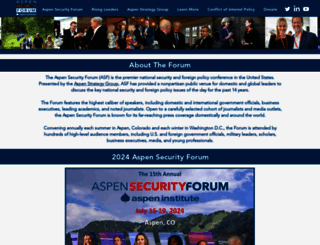 aspensecurityforum.org screenshot