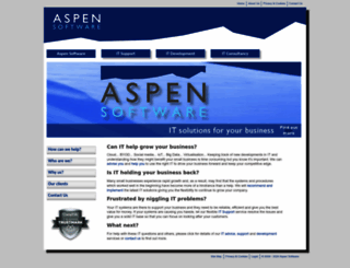 aspensoftware.co.uk screenshot