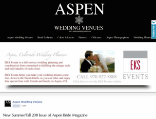aspenweddingvenues.com screenshot