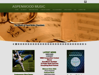 aspenwoodmusic.com screenshot