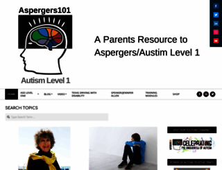 aspergers101.com screenshot