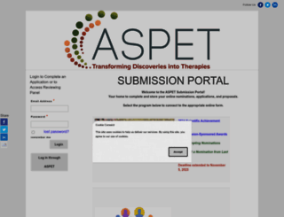 aspet.secure-platform.com screenshot
